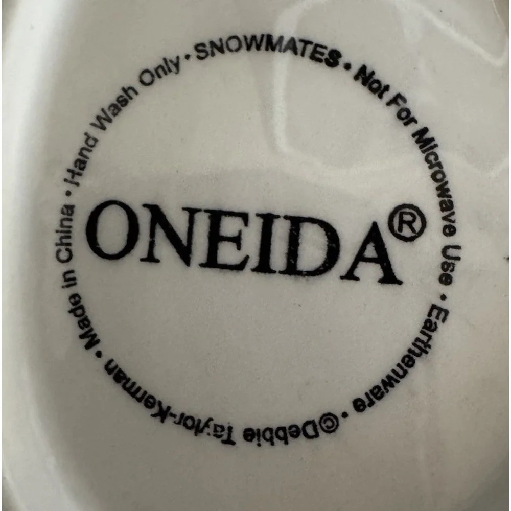Oneida Snowmates‎ Snowman Candy Dishes (2) 8